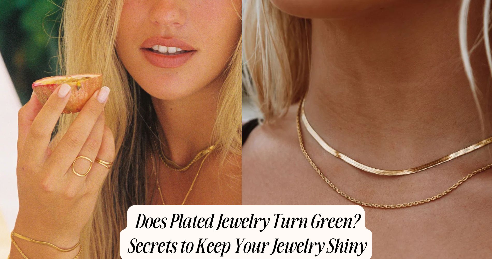 does plated jewelry turn green