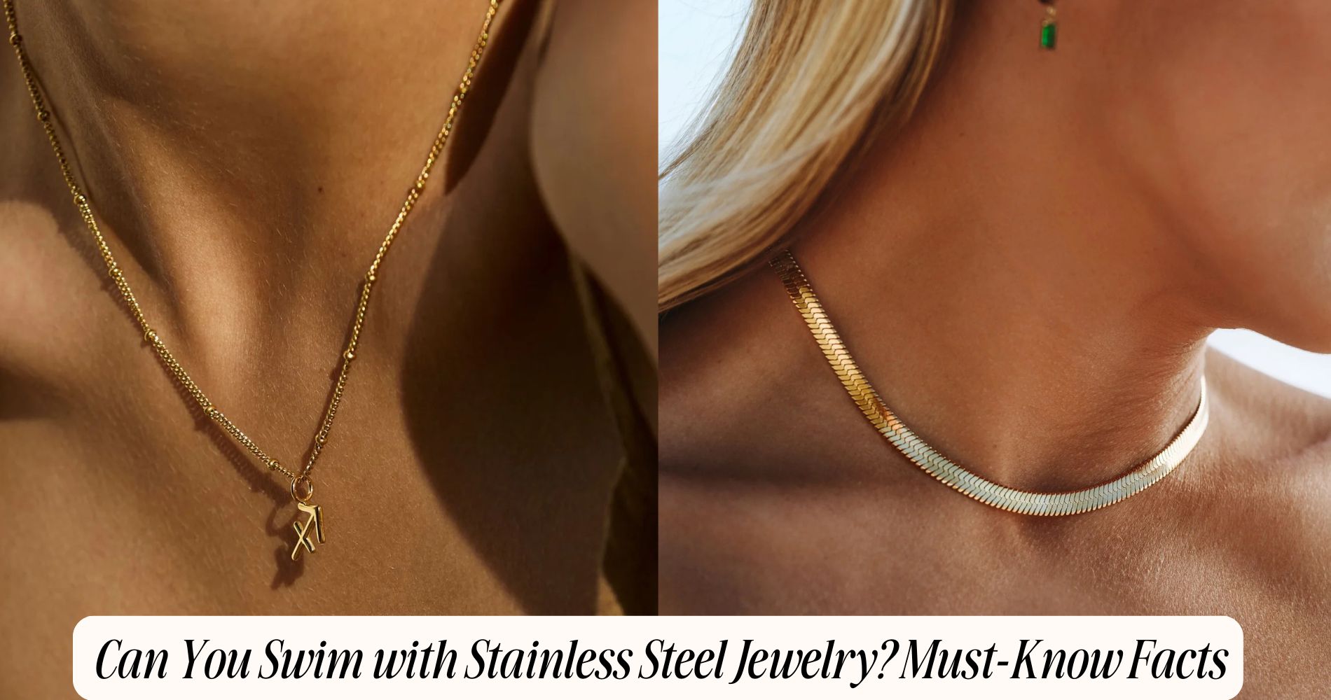 can you swim with stainless steel jewelry