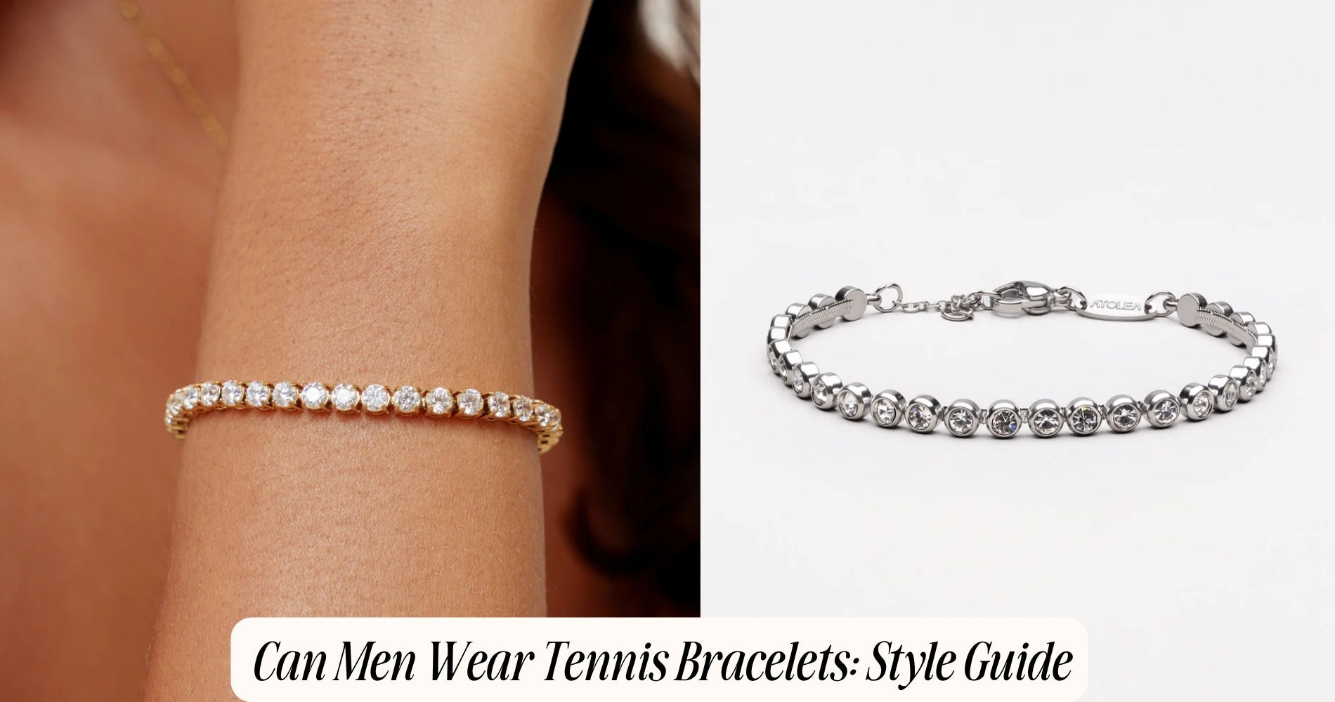 can men wear tennis bracelets