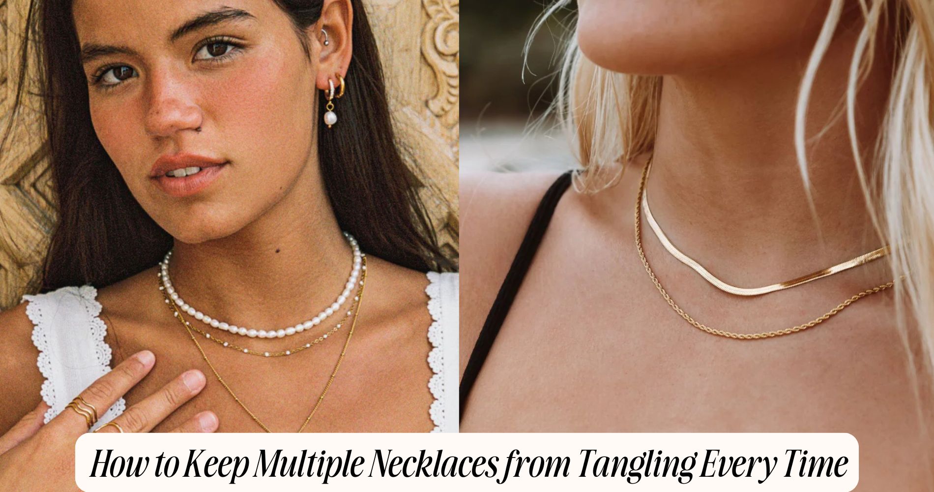 how to keep multiple necklaces from tangling