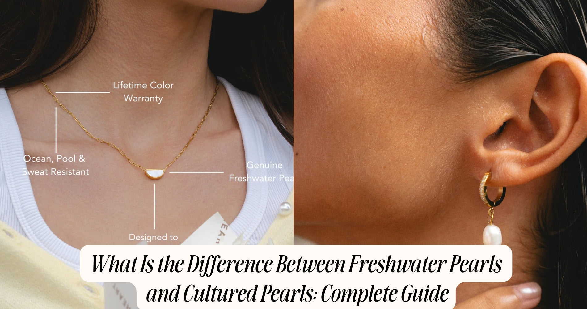 what is the difference between freshwater pearls and cultured pearls