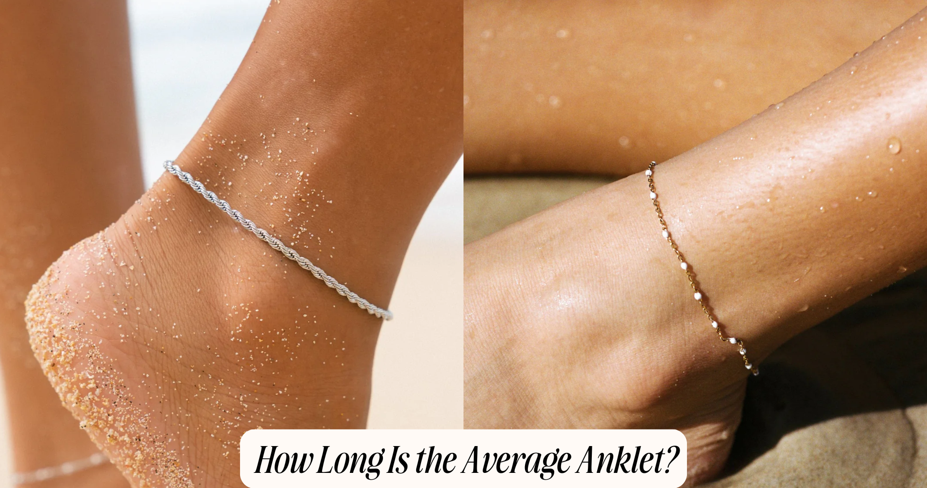 how long is the average anklet