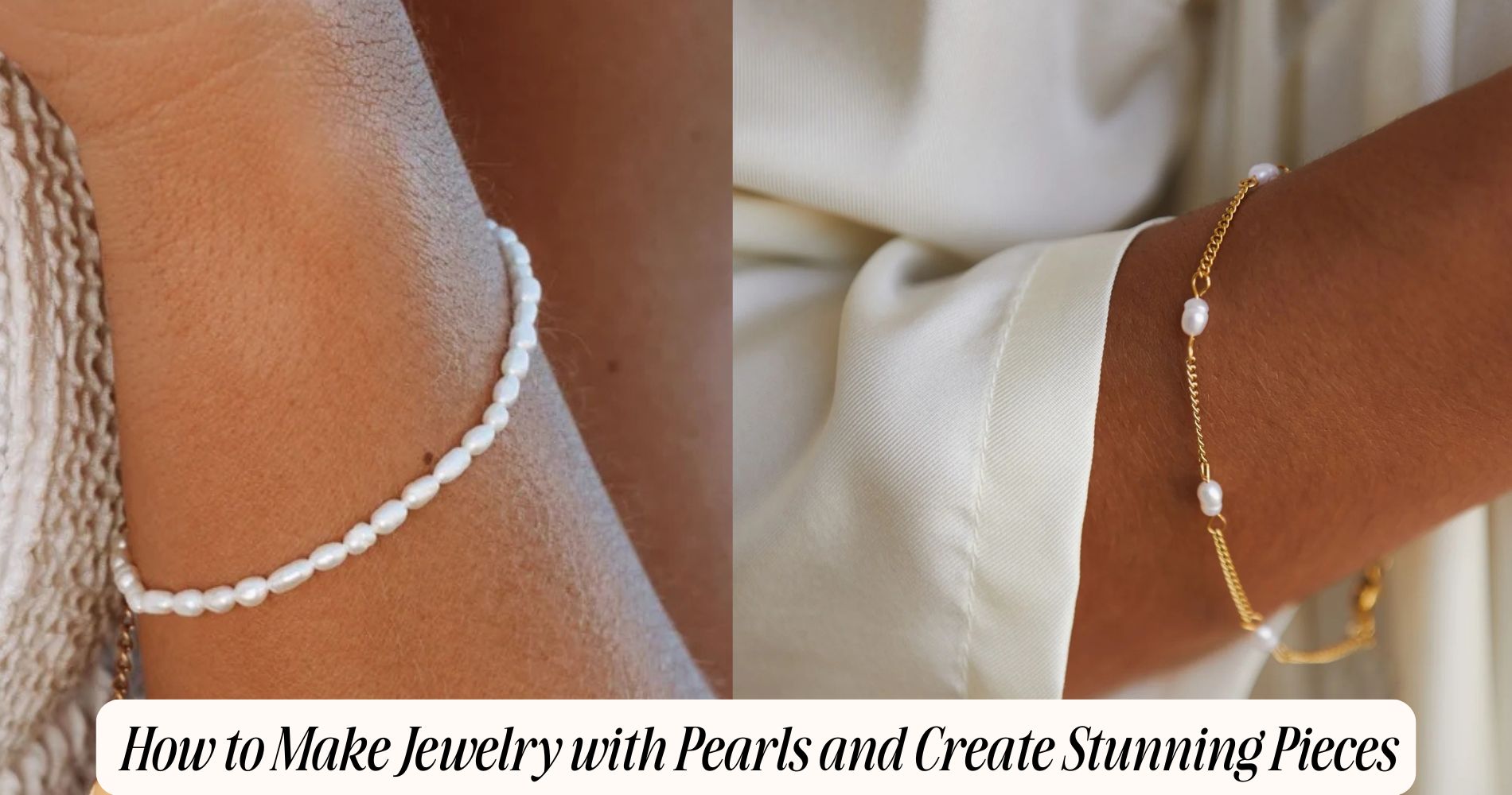 how to make jewelry with pearls