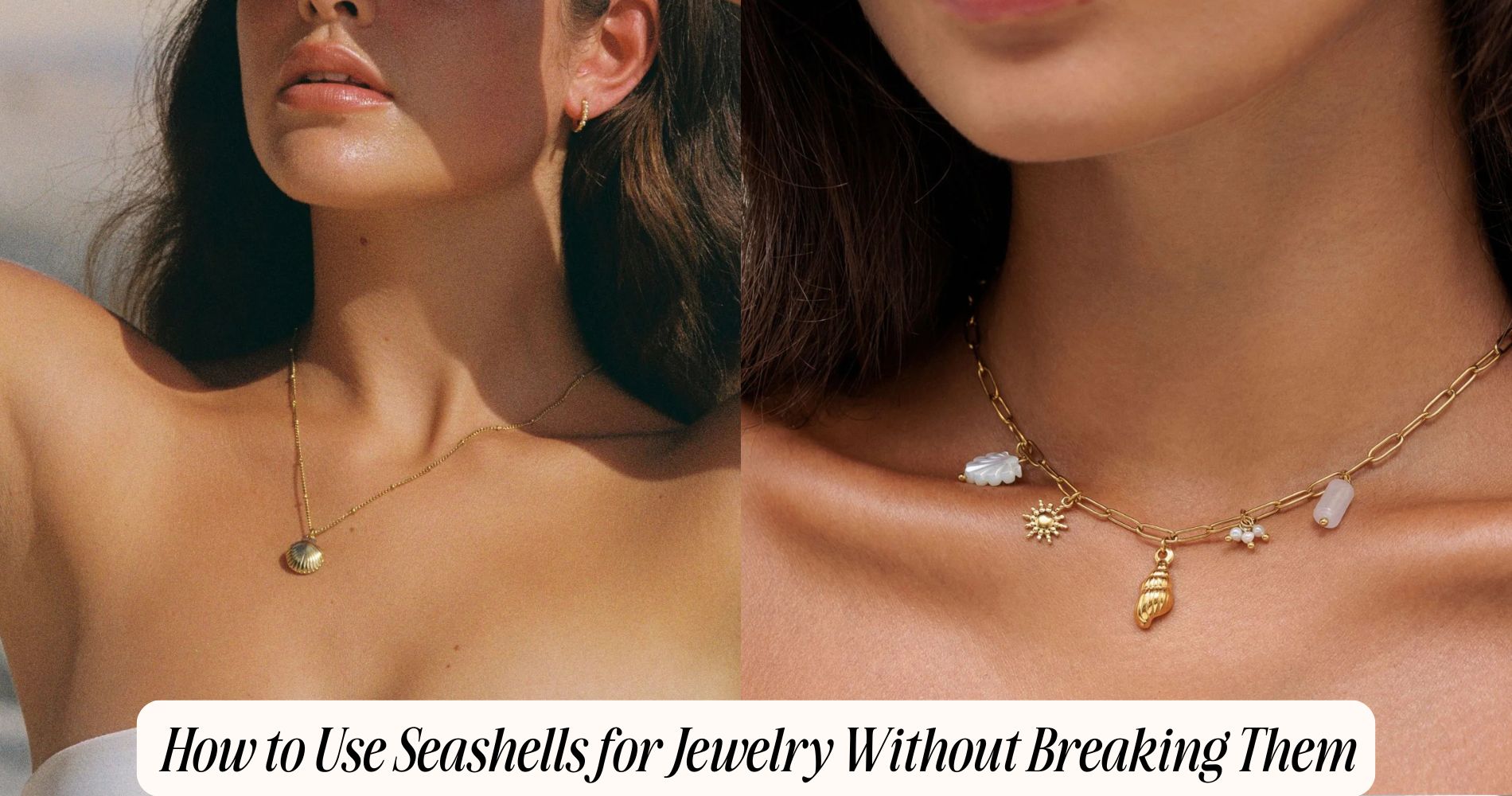 how to use seashells for jewelry