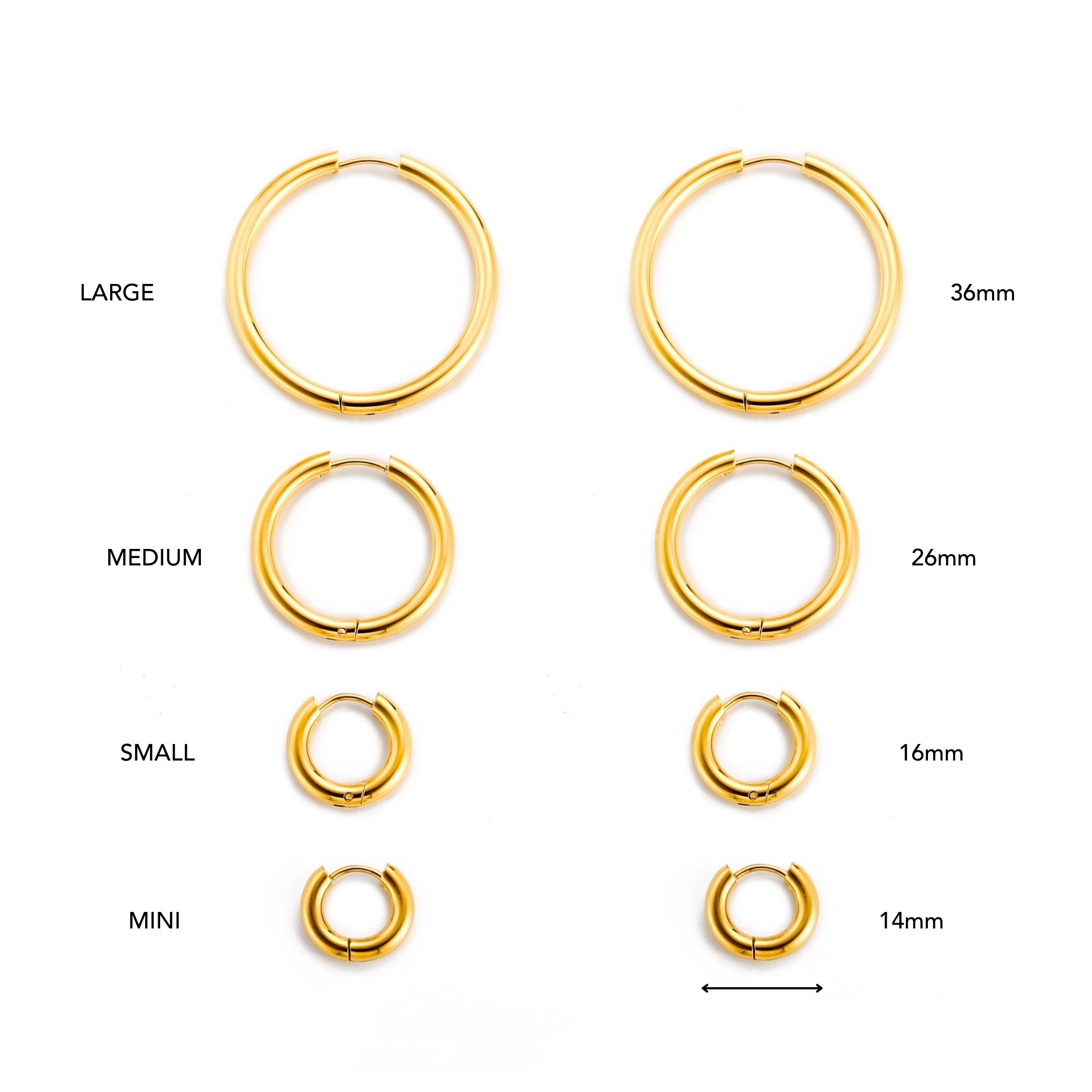 Bold Simple Hoops