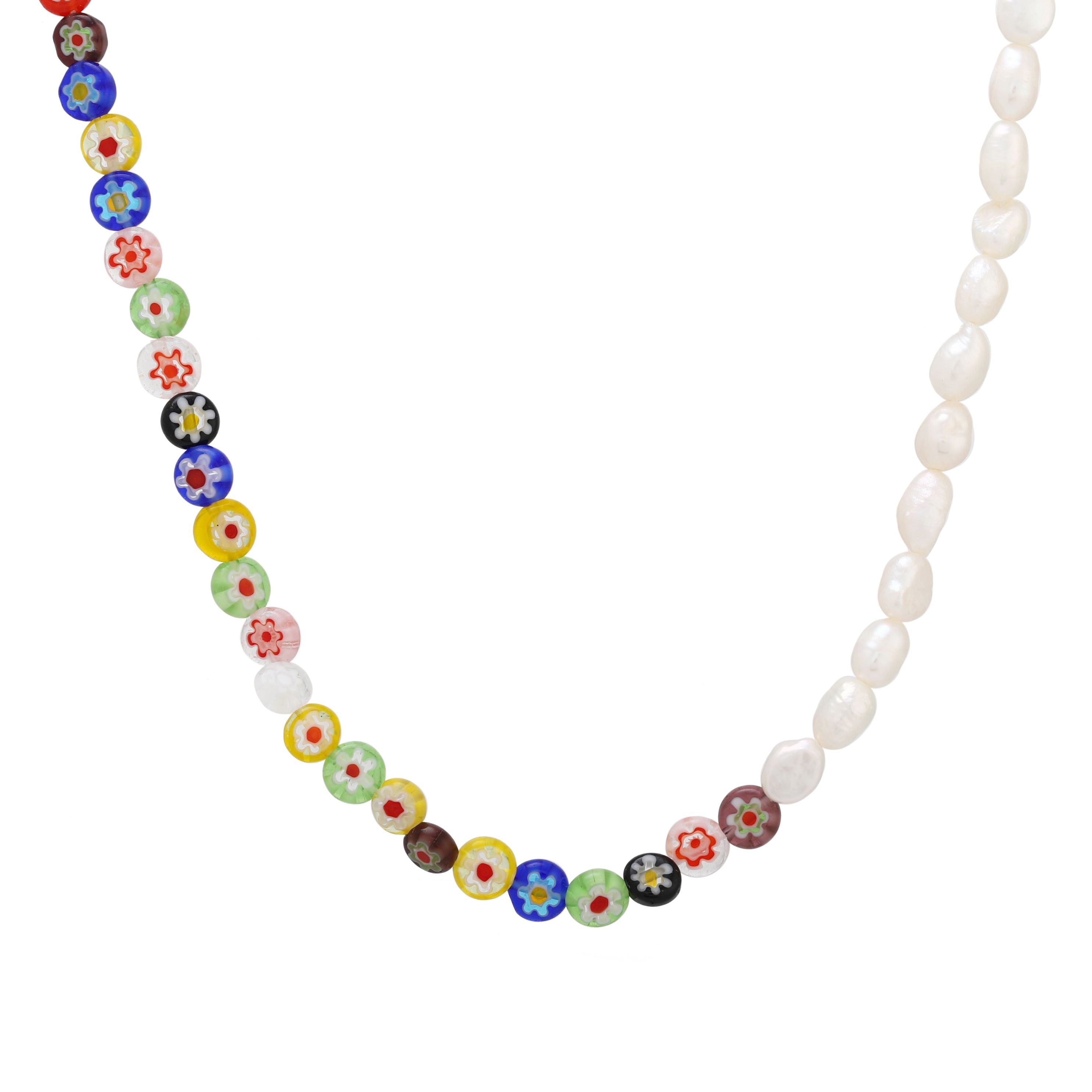 Colorful Pearl Choker