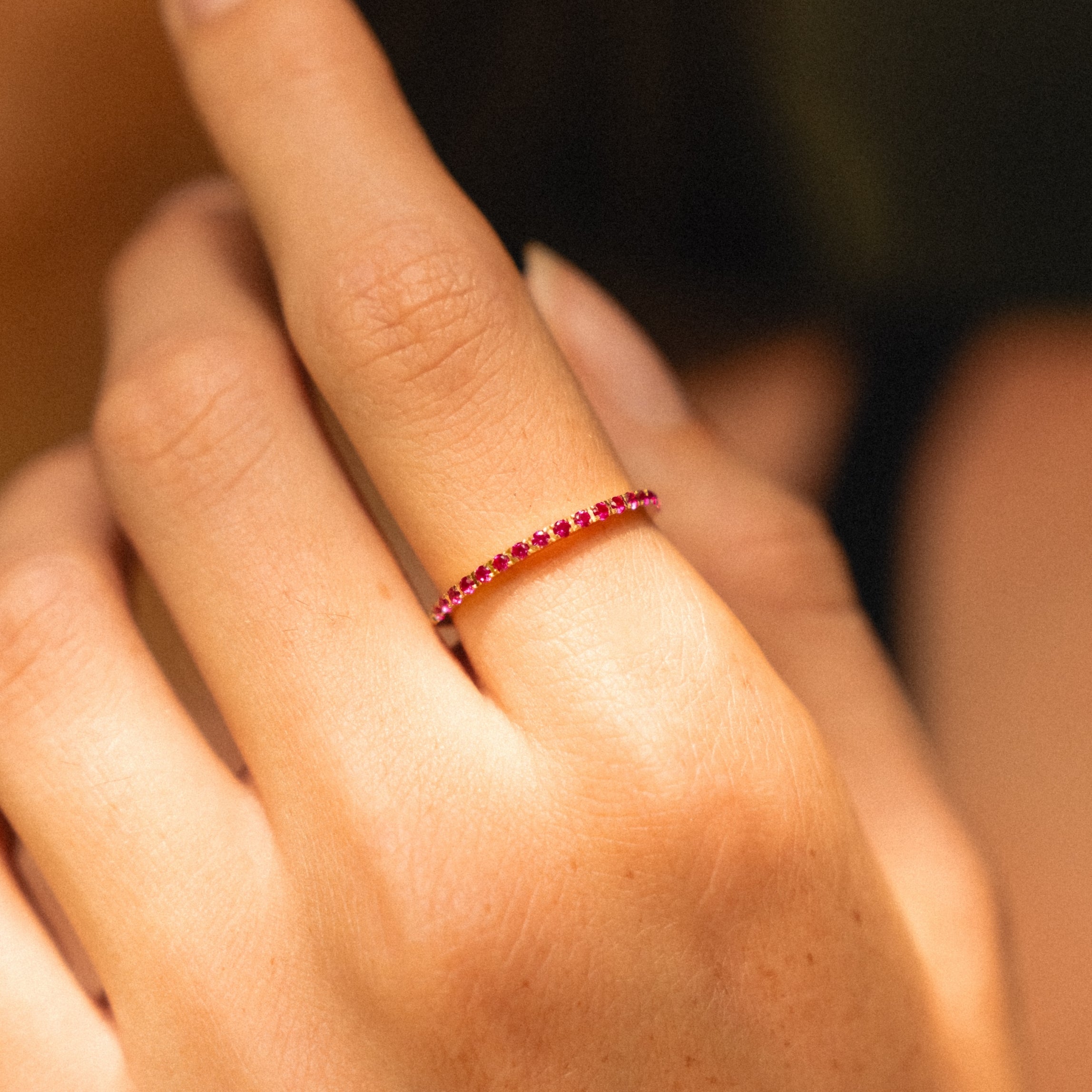 Delicate Red Ring