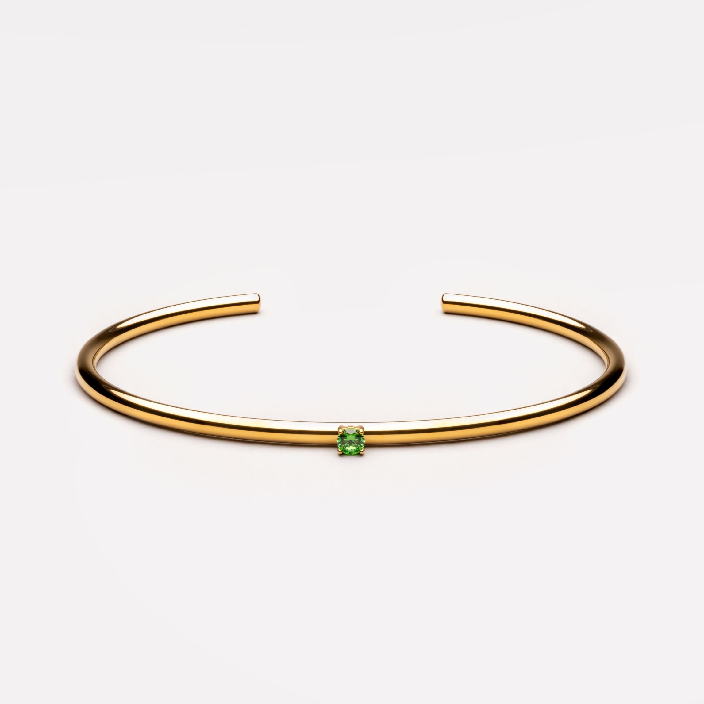 Emerald Cuff Gold