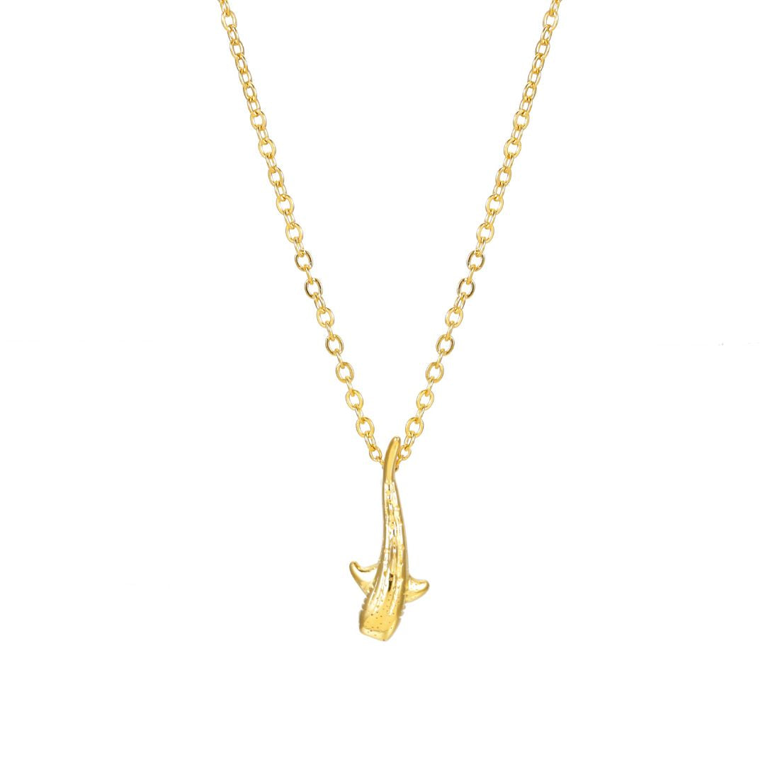 Whale Shark Necklace Gold Version