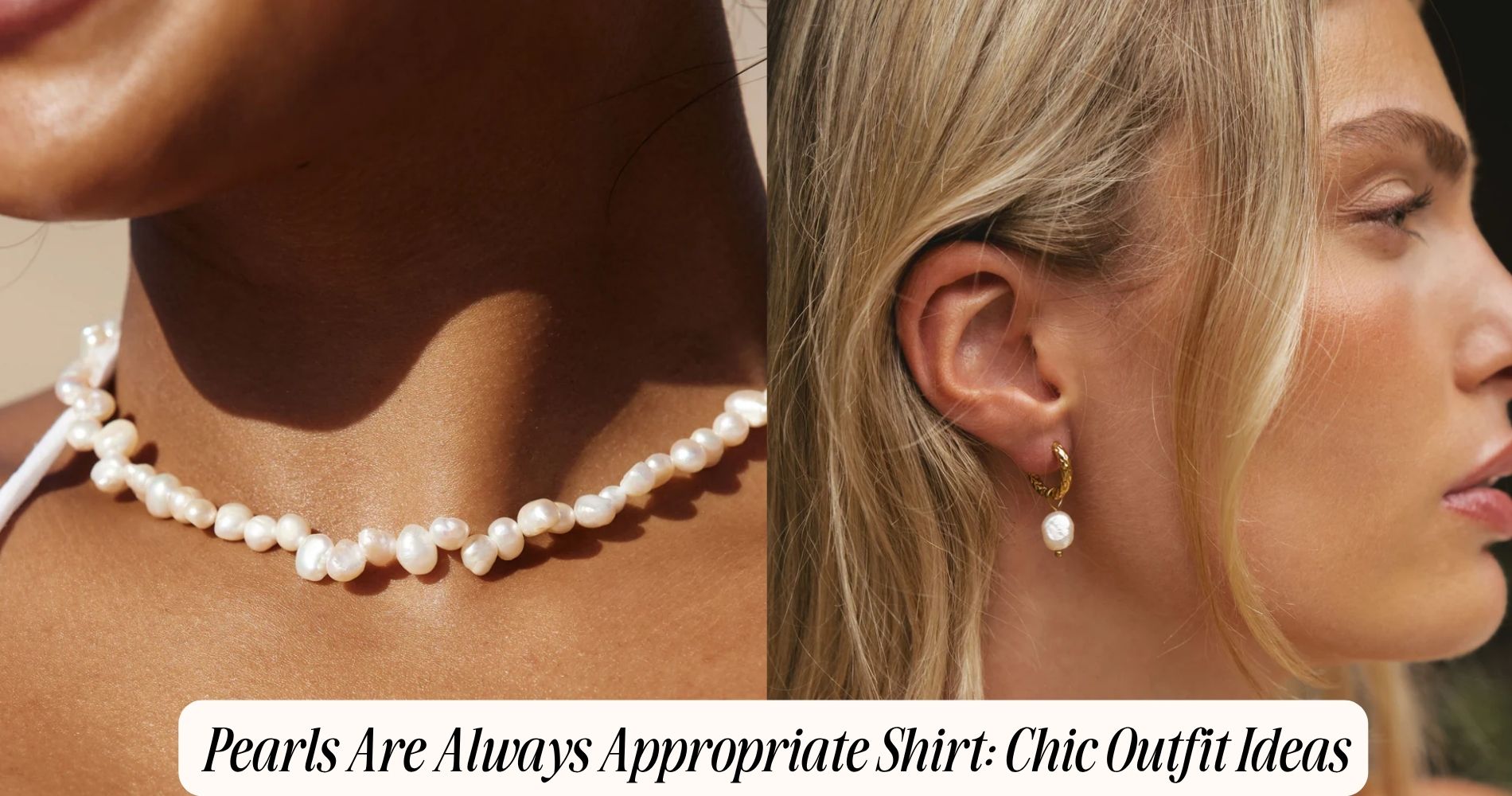 pearls are always appropriate shirt