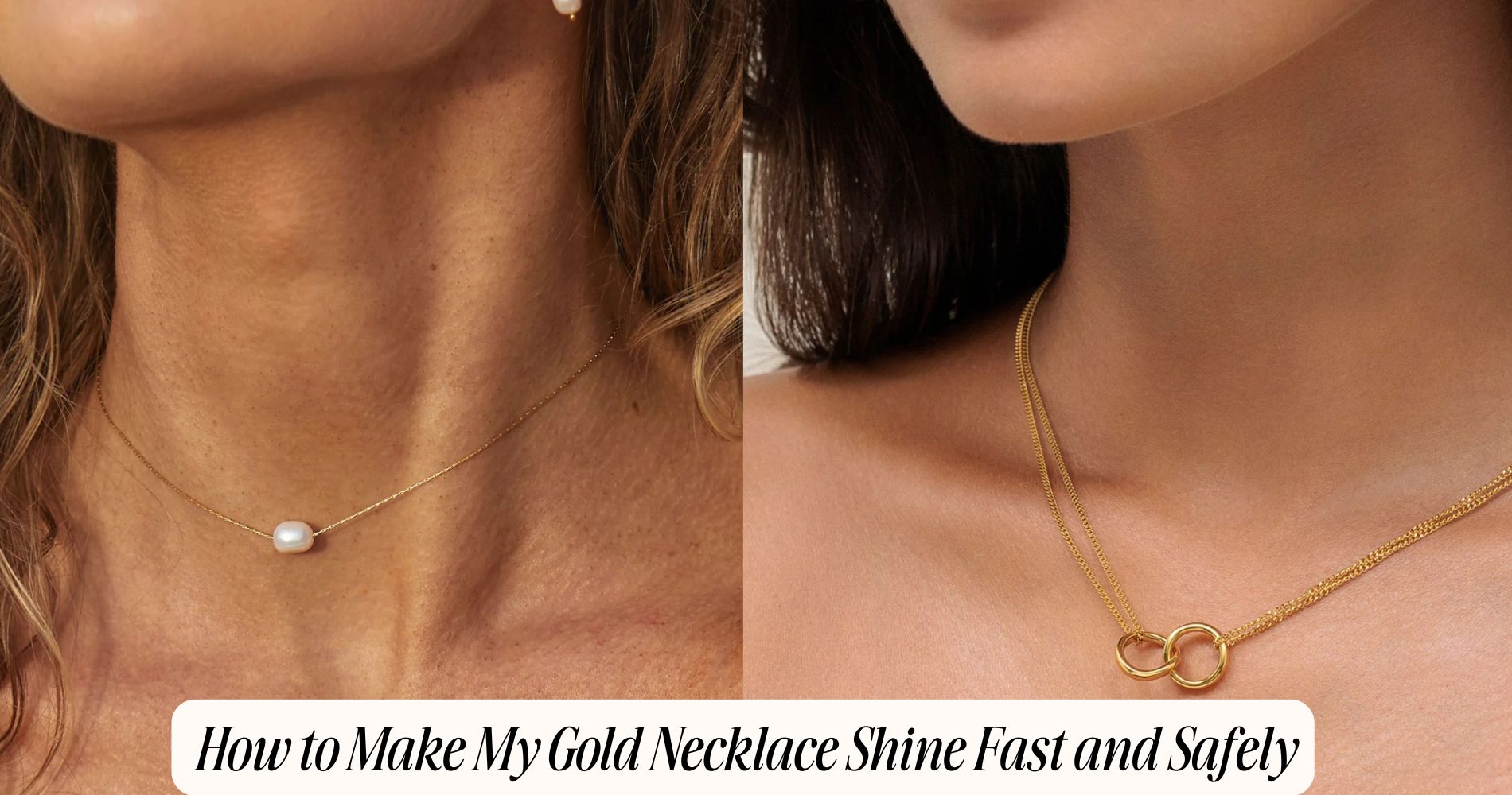 how to make my gold necklace shine