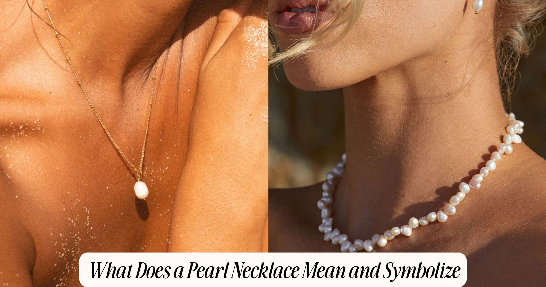 what does a pearl necklace mean