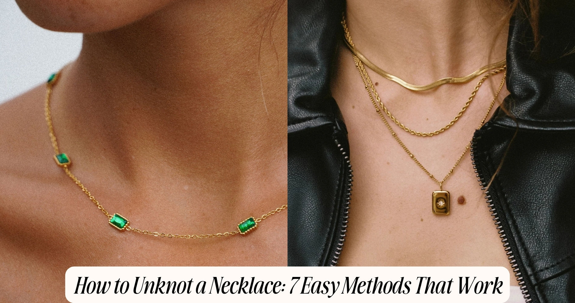 how to unknot a necklace