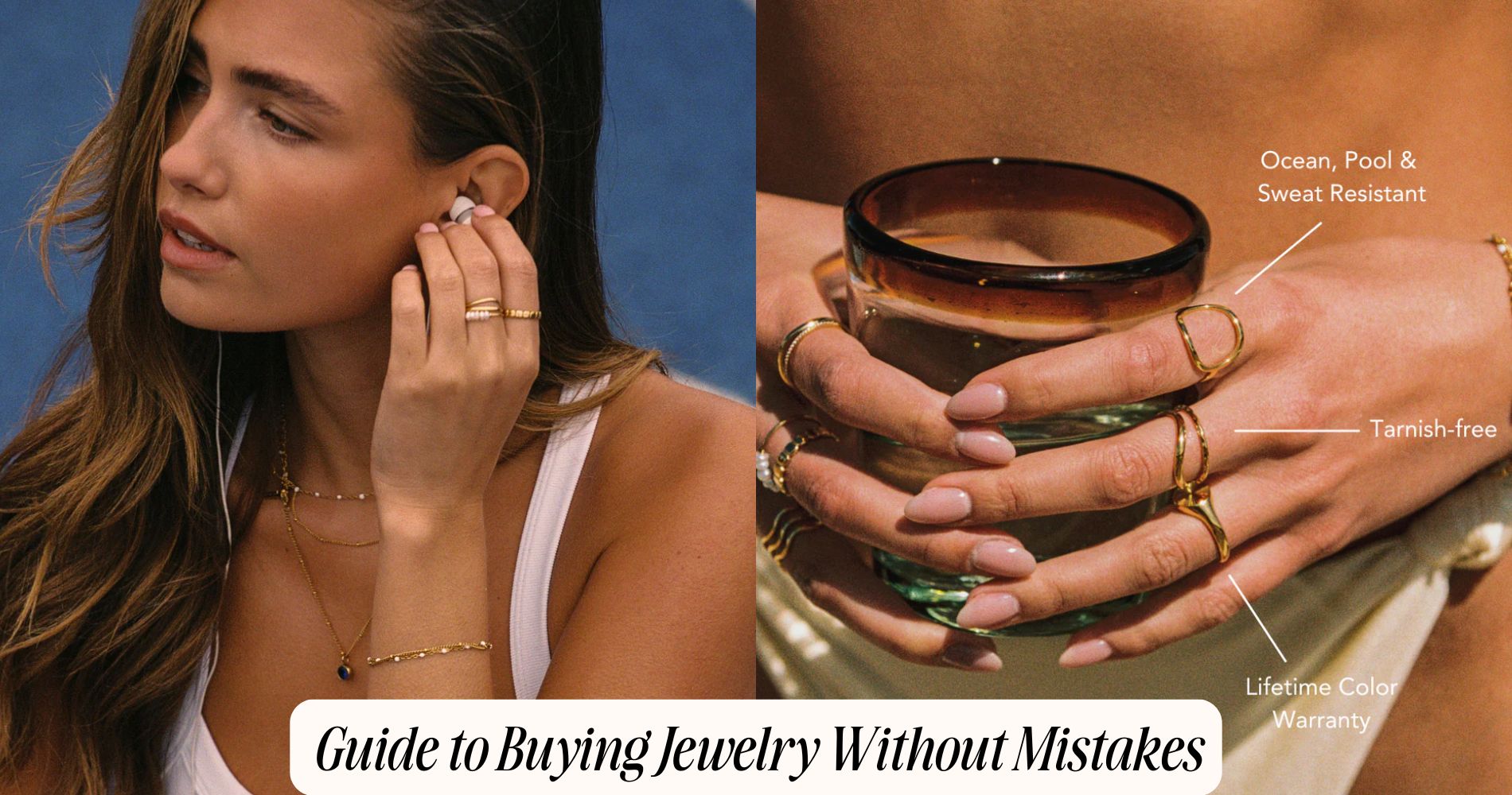 is brass jewelry waterproof
