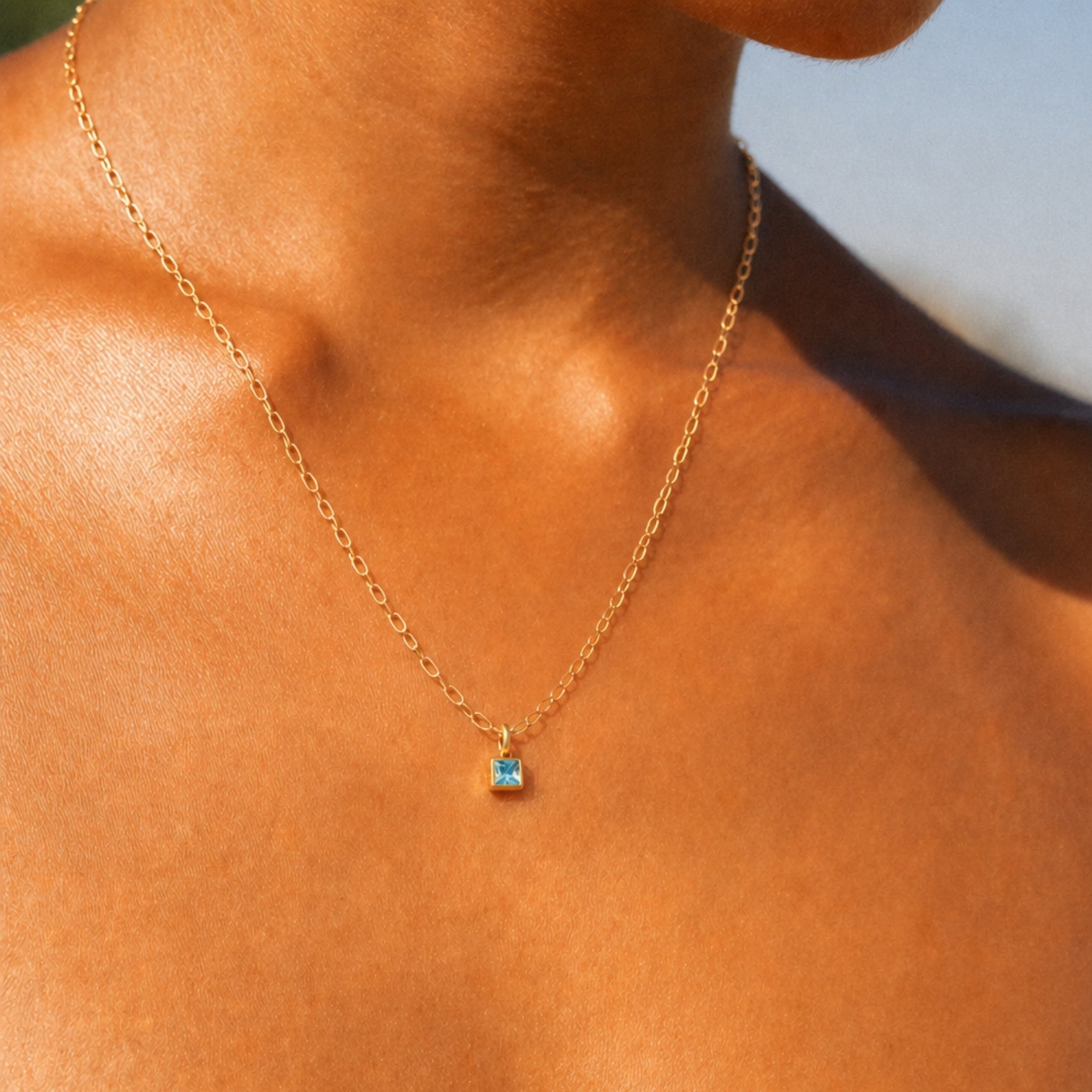 Color Paperclip Necklace