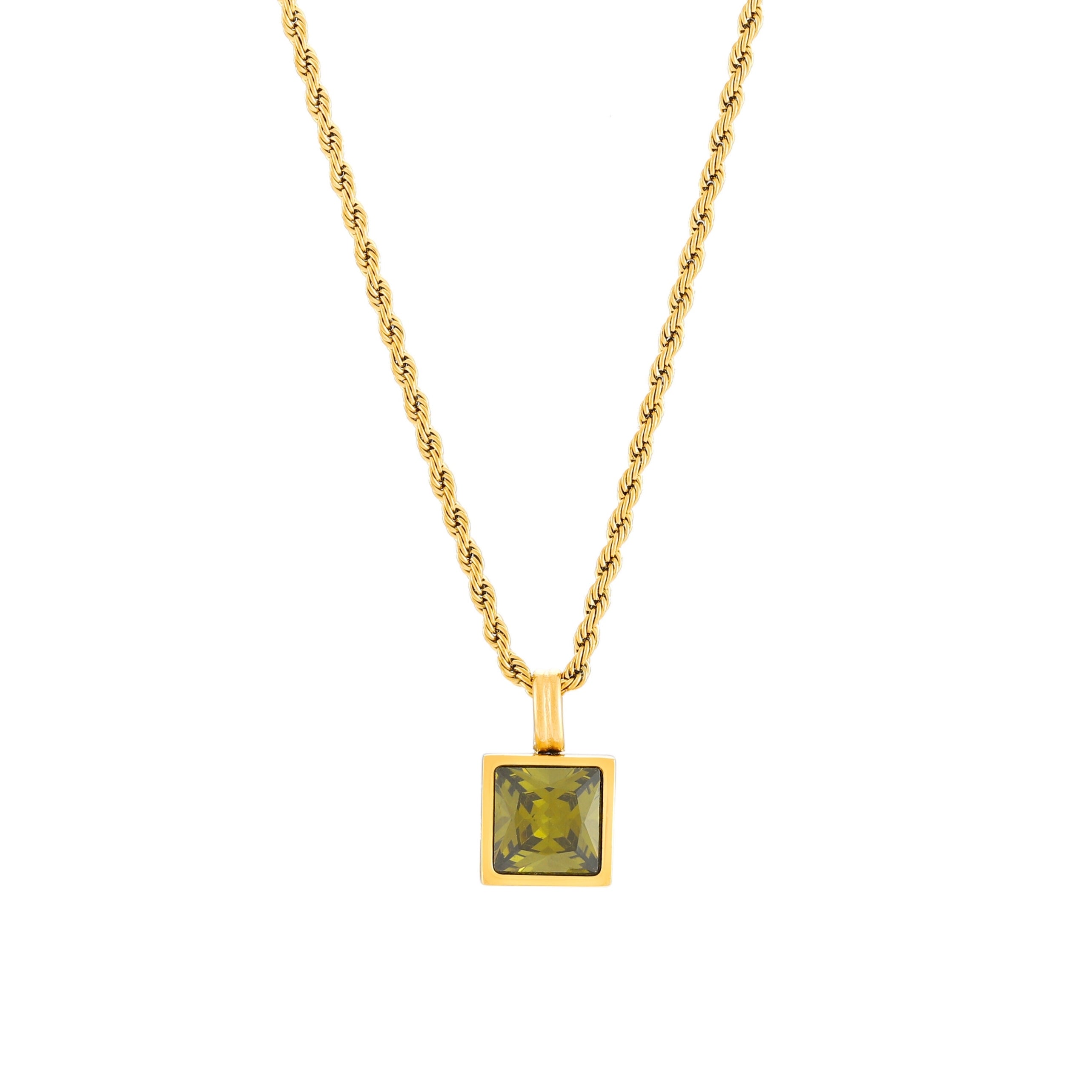 Emerald Tone Necklace