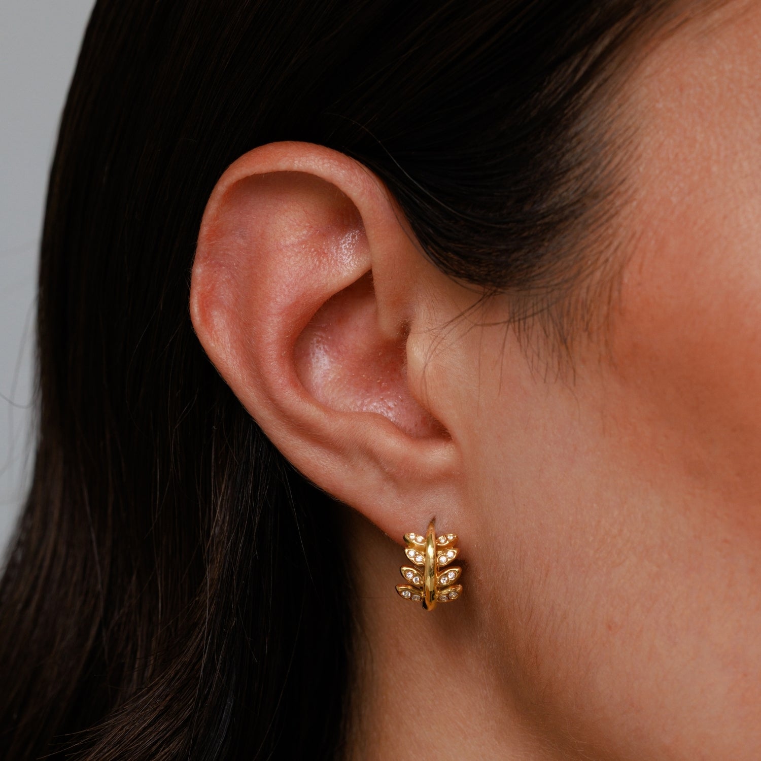 Front Laurel Earrings