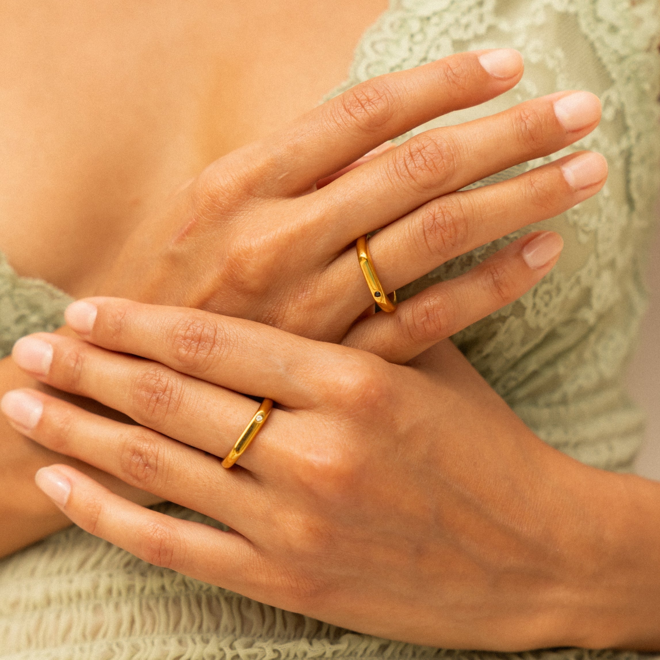 Gold Ring Duo