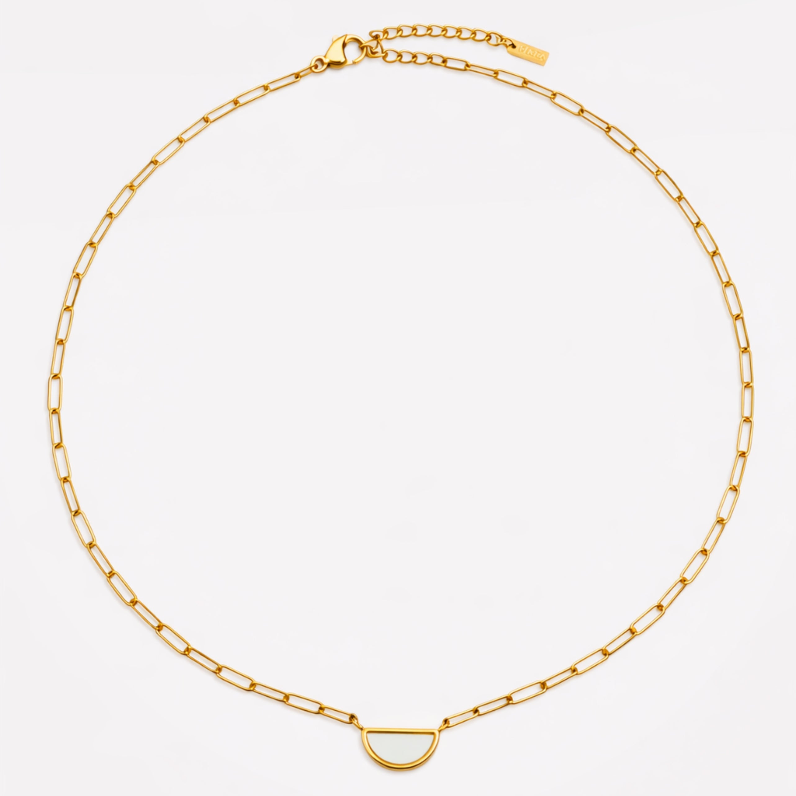 Mop Charm Necklace