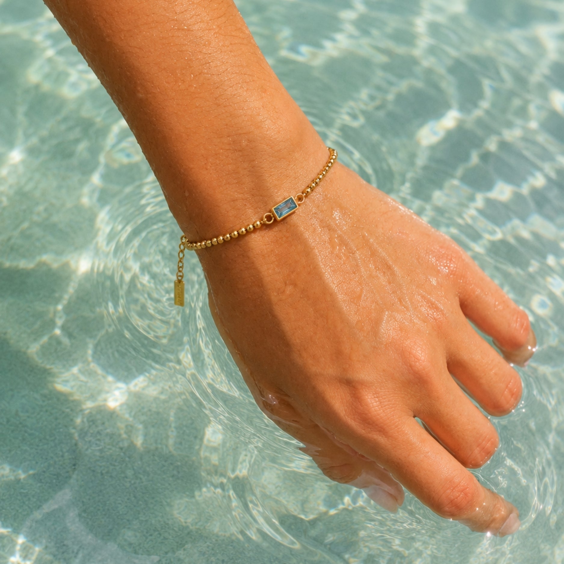Ocean Birthstone Bracelet