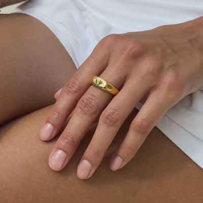 Golden Signet Ring