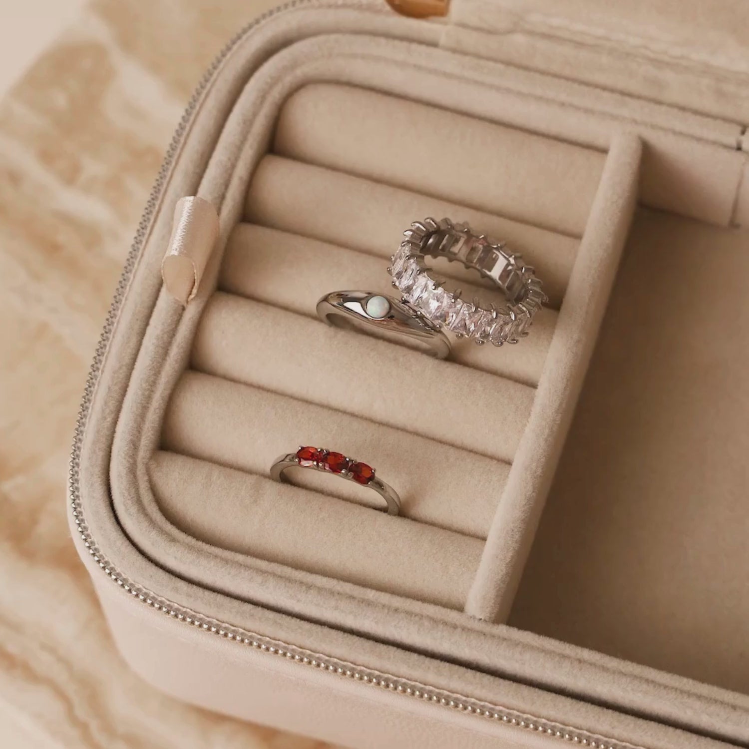 Silver Opal Ring