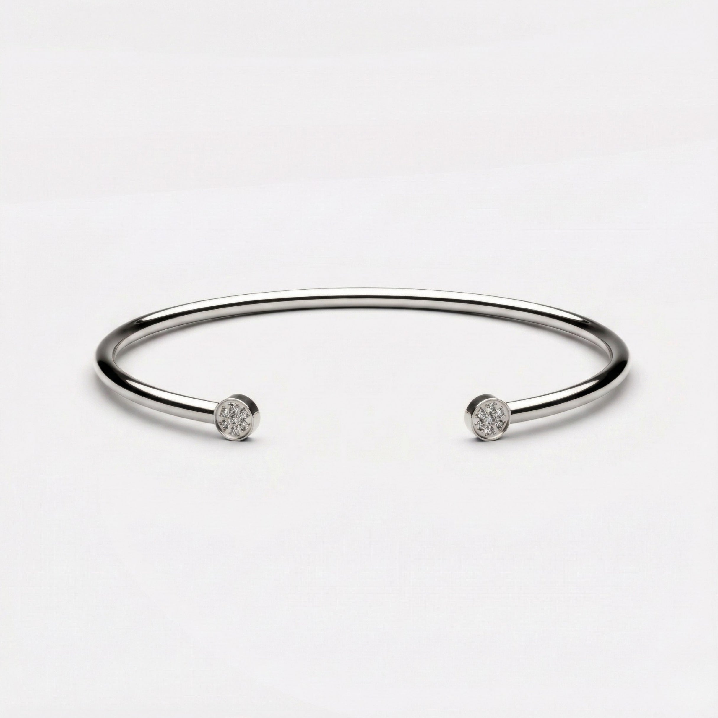 Silver Solar Cuff