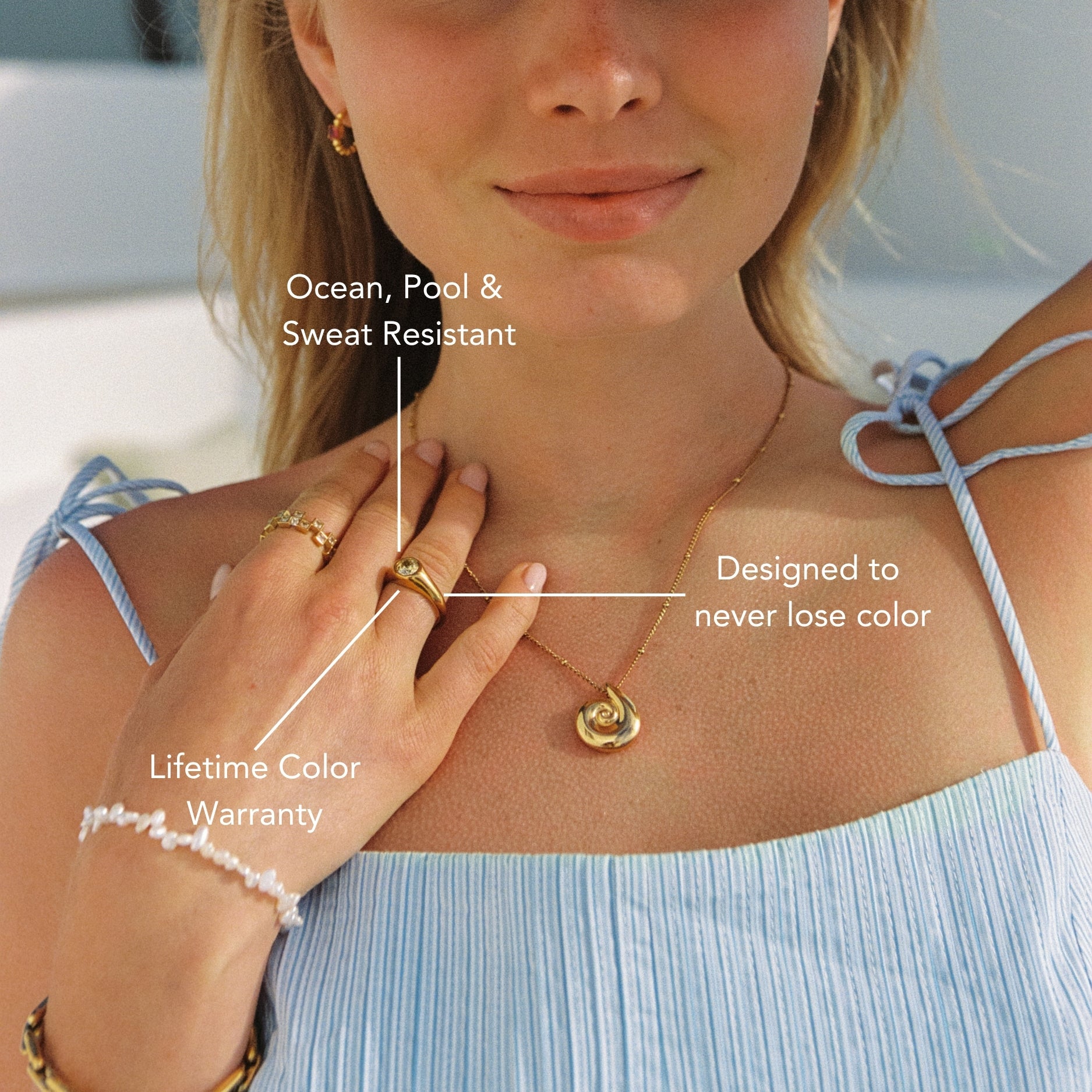 Soleil Signet Ring Detail
