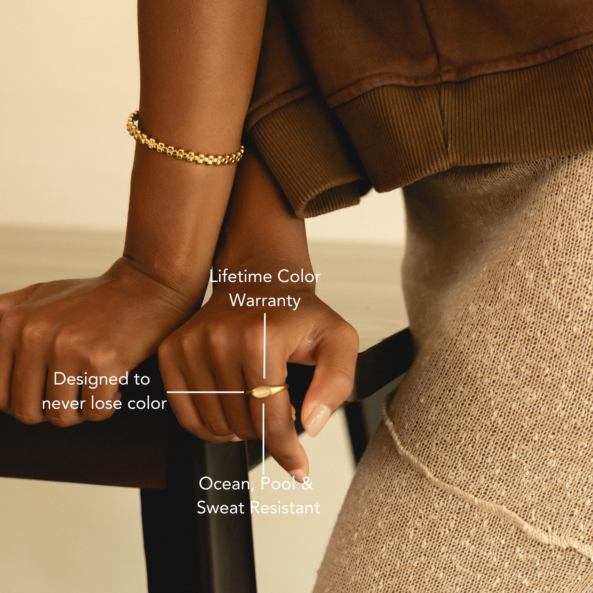 Tapered Gemstone Band